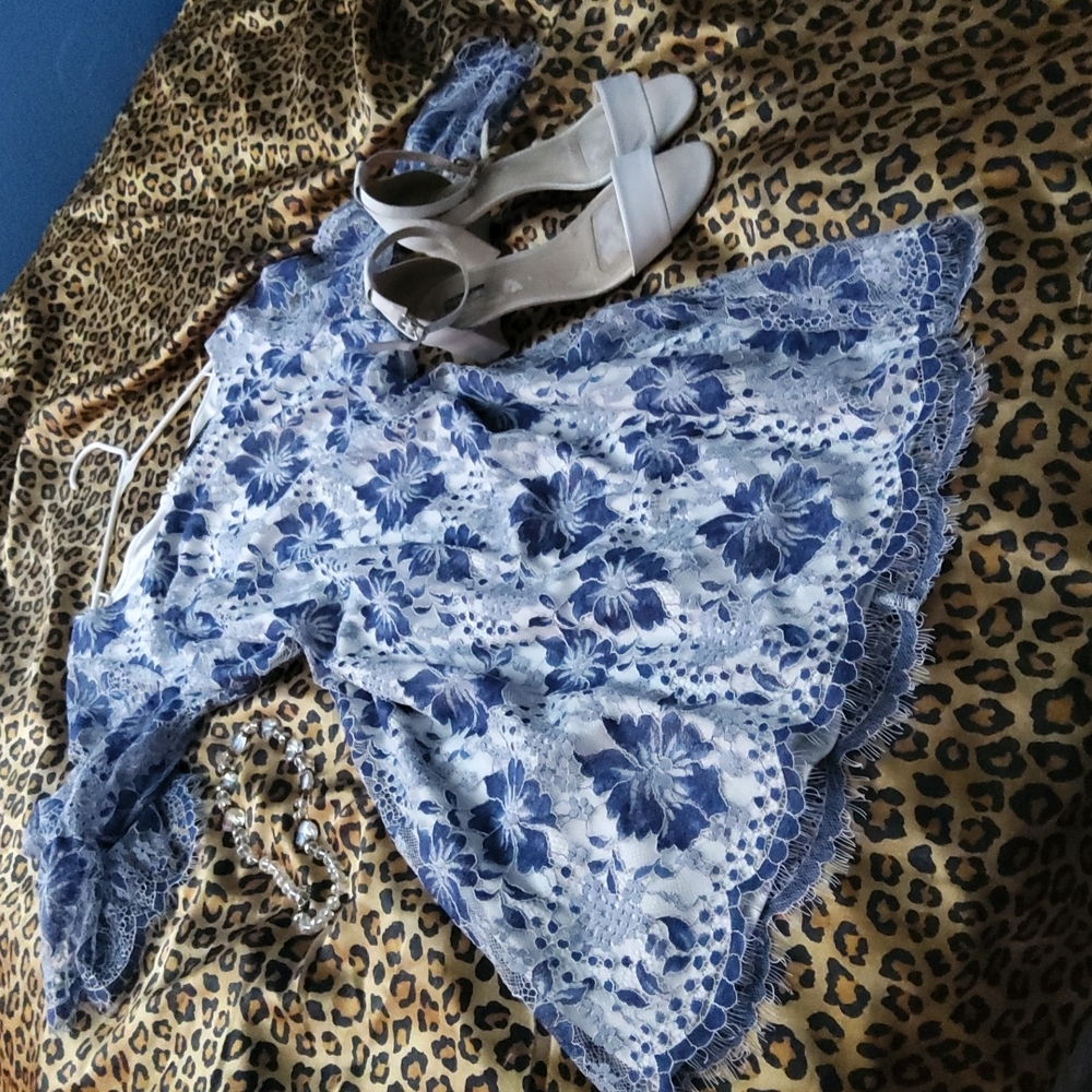 Jessica Howard Blue & White dress